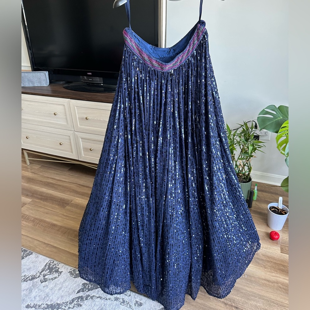 NEW embroidered and sequined lehenga